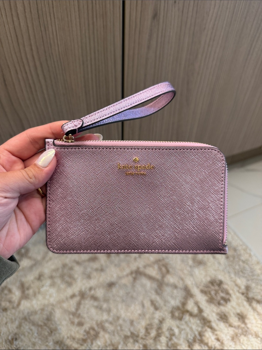 Kate spade Brown Leather Card & Key Sleeve